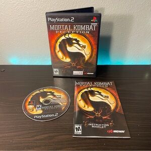 Mortal Kombat: Deception (Sony PlayStation 2, 2004) - CIB W/ Registration Card